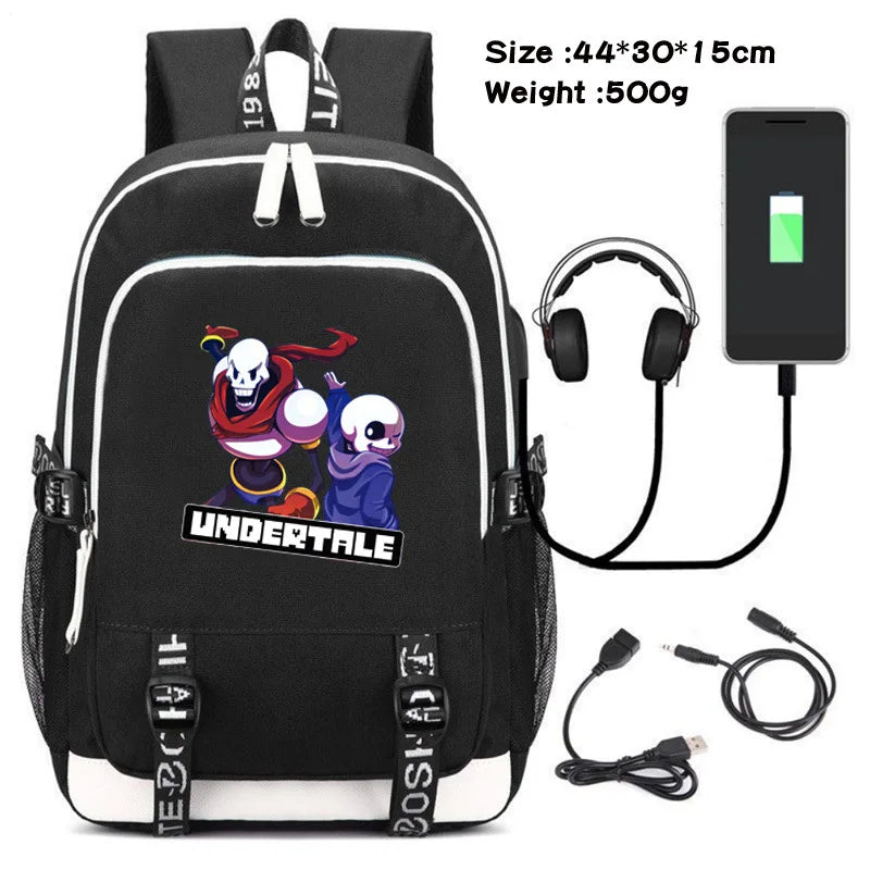 Undertale Backpacks Anime Printing School Bags for Students