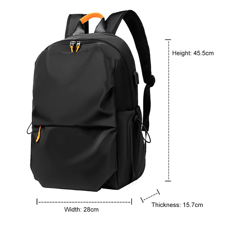 Geestock 15.6in Laptop Backpack Large Capacity Waterproof School Bag