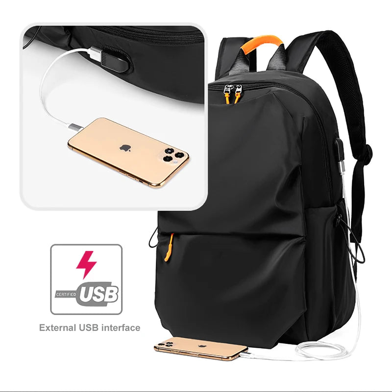 Geestock 15.6in Laptop Backpack Large Capacity Waterproof School Bag