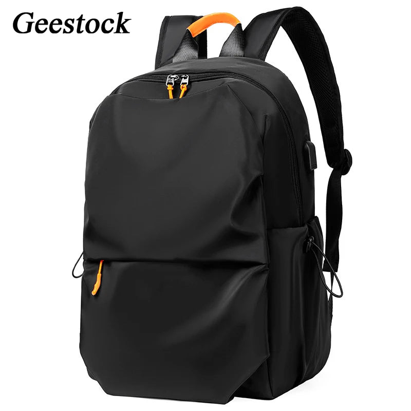 Geestock 15.6in Laptop Backpack Large Capacity Waterproof School Bag