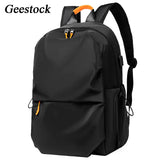 Geestock 15.6in Laptop Backpack Large Capacity Waterproof School Bag