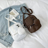 Geestock Nylon Women Shoulder Bag Casual Crossbody Bags With Mini Round Purse