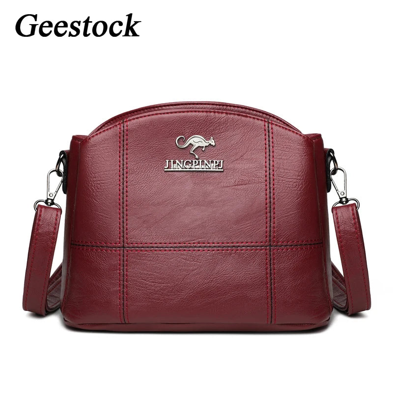 Geestock Vintage Women's Small Leather Shoulder Bag