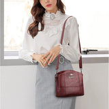 Geestock Vintage Women's Small Leather Shoulder Bag
