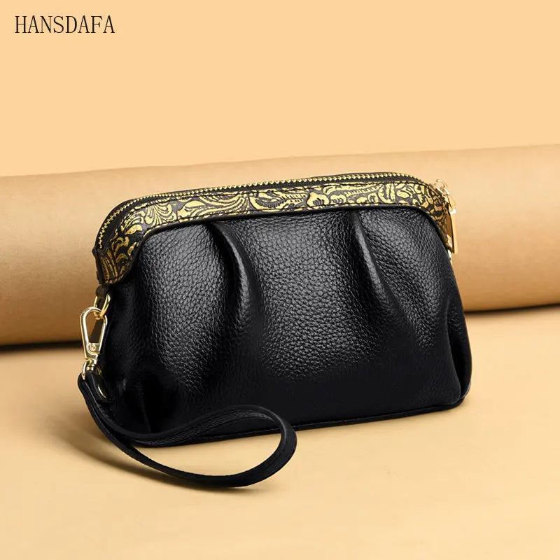 Casual Cow Leather Cross Body Bag Women Handbag
