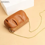 Casual Cow Leather Cross Body Bag Women Handbag