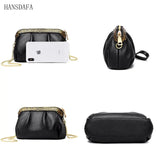 Casual Cow Leather Cross Body Bag Women Handbag