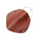 Leather Key Holder Small Home Storage Bag Minimalist Key Ring Pouch