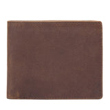 Solid Leather Men's Wallet Large Capacity Short Money Bag