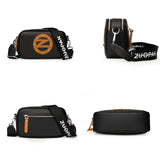 Leather Tote Bag High Cowhide Ladies Handbags Double Zipper Women