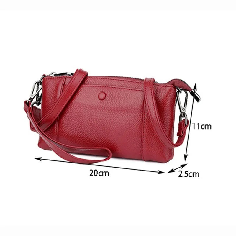 Leather Women Wallets Clutch Bags Handbags Shoulder Crossbody Bag