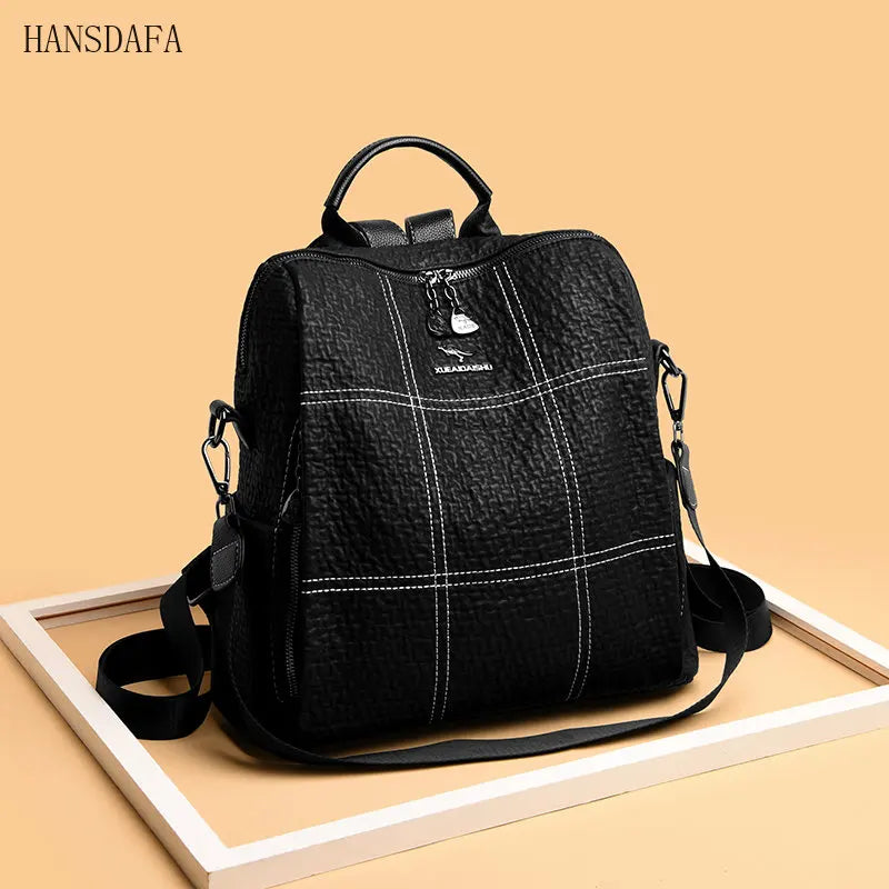 Stylish Anti-Theft Backpack for Women Large Capacity Travel Bag