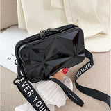 Geometric Hard Box Women Bag High Plastic Handbag Ladies Crossbody Messenger Sho