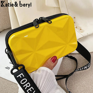 Geometric Hard Box Women Bag High Plastic Handbag Ladies Crossbody Messenger Sho