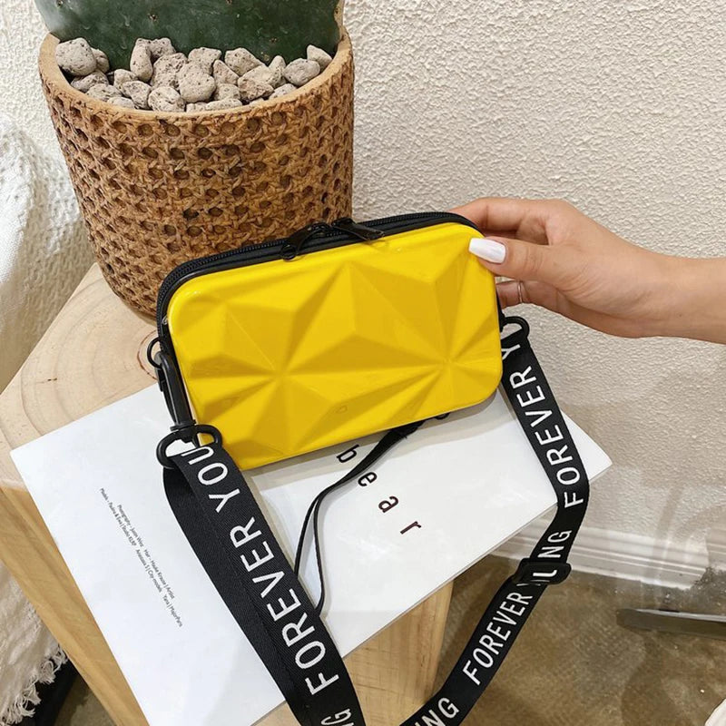 Geometric Hard Box Women Bag High Plastic Handbag Ladies Crossbody Messenger Sho