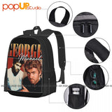 George Michael 90S Backpack Large Capacity Softback Gym Tote Bag