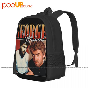 George Michael 90S Backpack Large Capacity Softback Gym Tote Bag