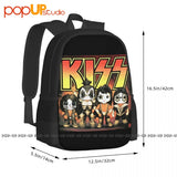Chibi Kiss Lineup Backpack Large Capacity Training Eco Friendly