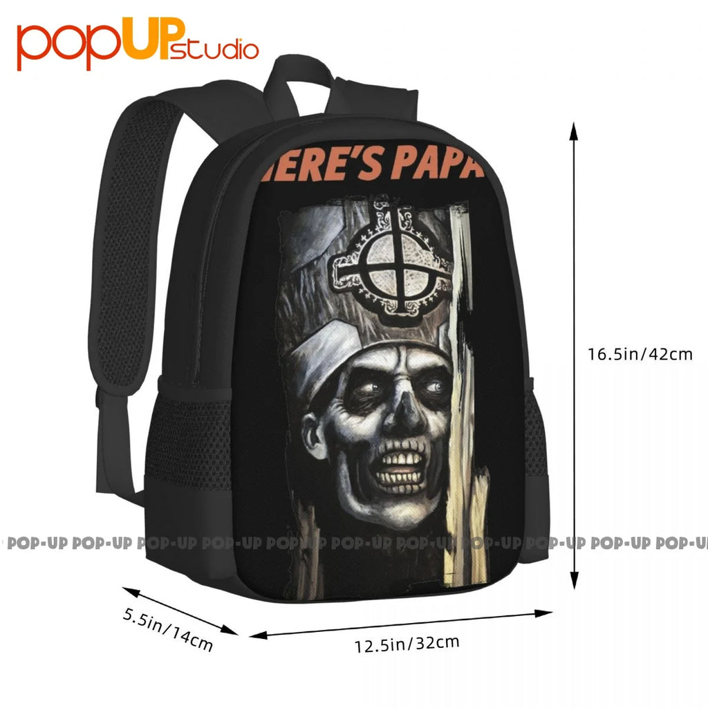Ghost Band Papa Heavy Metal Backpack