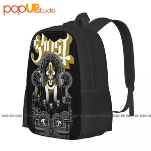 Ghost Bc Band Metal Father Backpack Large Capacity Print Training Sports Bag