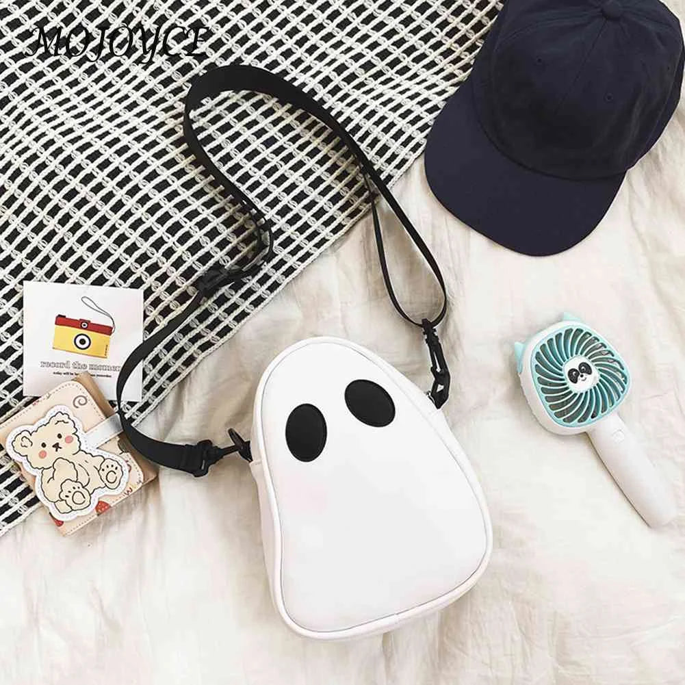 Funny Ghost Devil Shoulder Bag Small Messenger Handbags Zipper