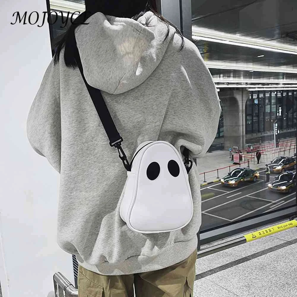 Funny Ghost Devil Shoulder Bag Small Messenger Handbags Zipper