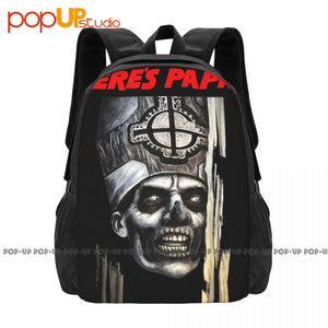 Ghost Papa BC Metal Rock Band Backpack Gym Bag