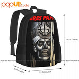 Ghost Papa BC Metal Rock Band Backpack Gym Bag
