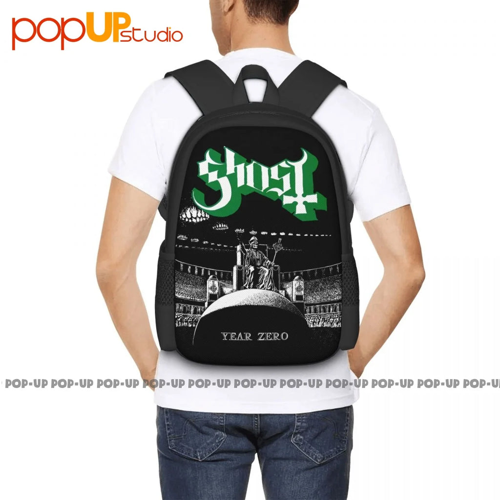 Ghost Year Zero Papa Emeritus Band Backpack Large Capacity 3D Printing