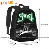 Ghost Year Zero Papa Emeritus Band Backpack Large Capacity 3D Printing