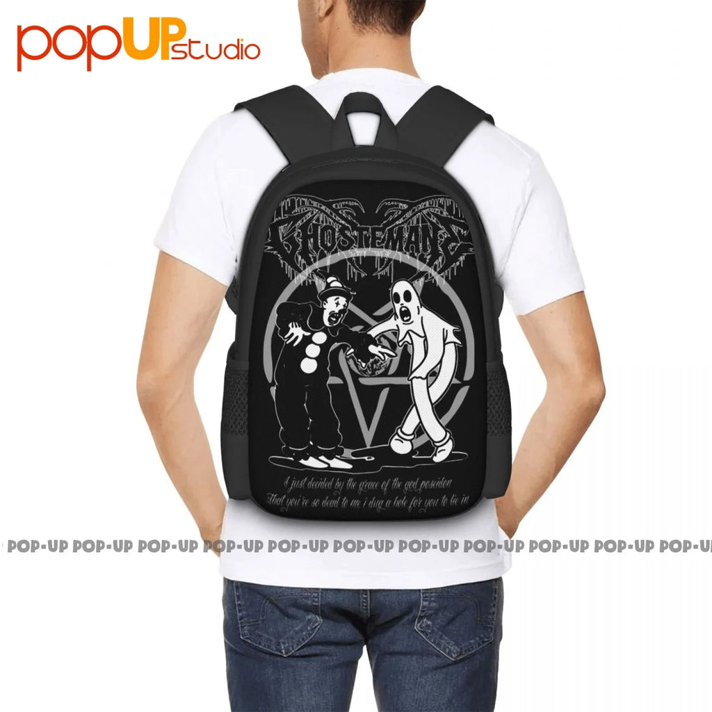 Ghostmane Clown And Ghost Metal Hip Hop Band Backpack