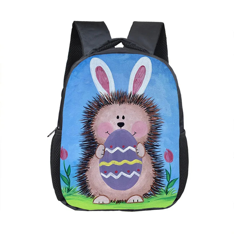 Giraffe Frog Koala Printing Backpack Children 12 Inch Cartoon Animal Bookbags