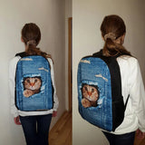 Alpaca Print Schoolbag Backpack for Children