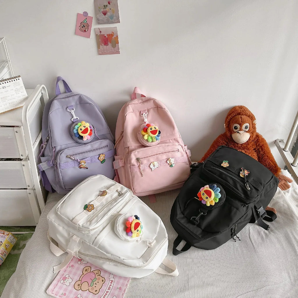 Girl Sunflower Backpack School Children's Schoolbag Student Girls Birthday Gift