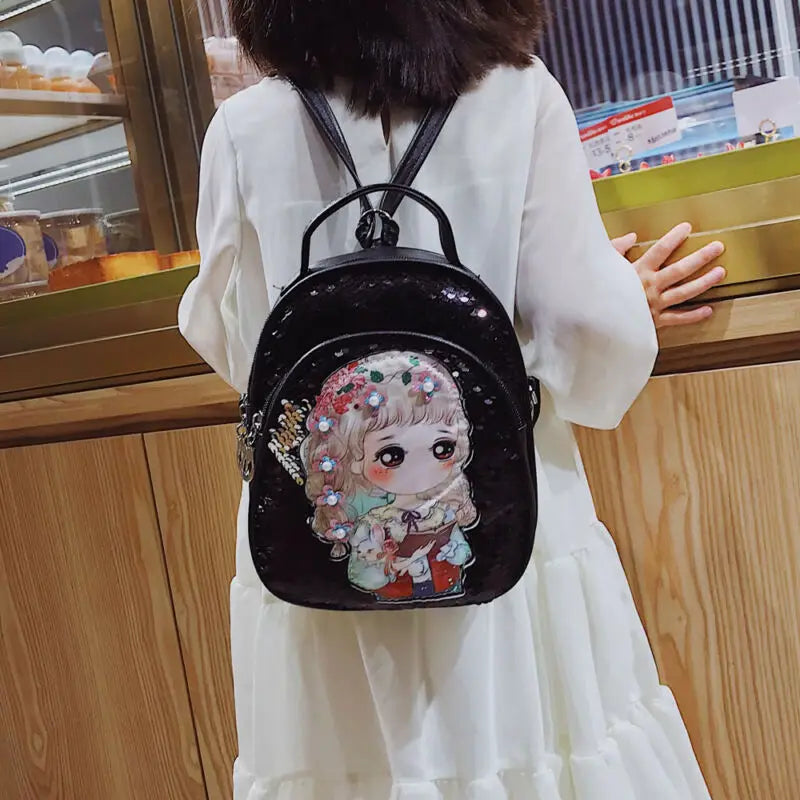 Girls Mini Backpacks Shoulder Bag Travel Nursery Bag