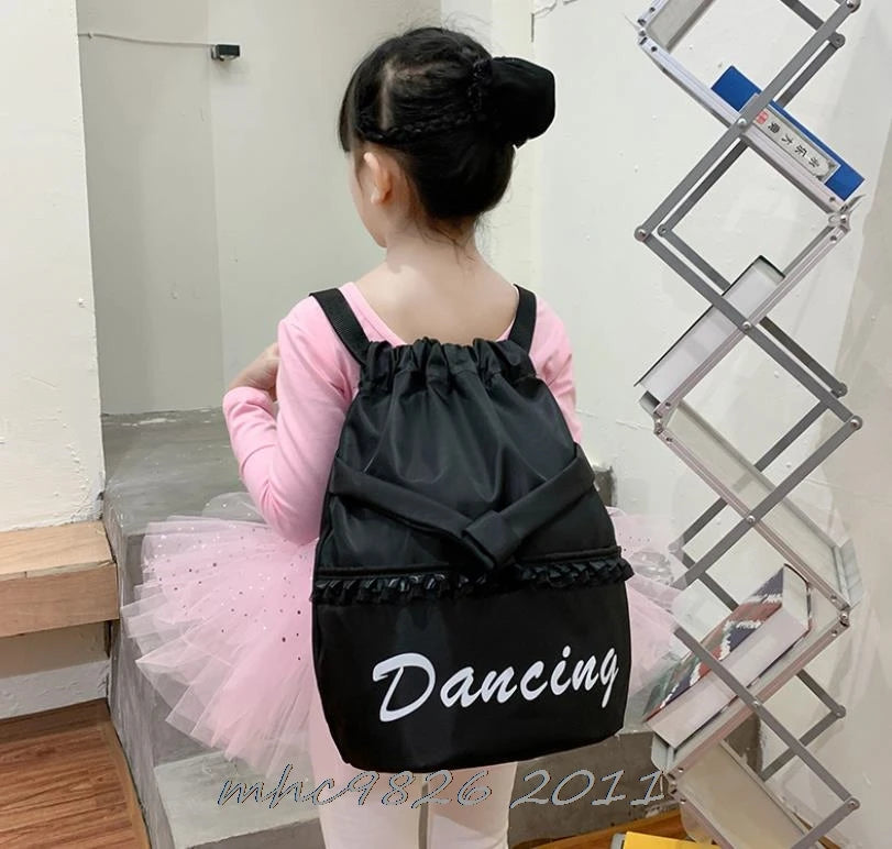 Girls Bow Tie Ergonomics Ballerina Decor Ballet Backpack
