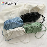 Women's PU Leather Chain Cloud Shoulder Messenger Bag