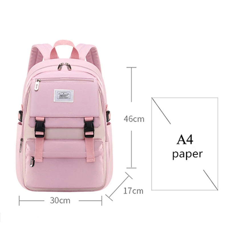 Girls Orthopedics Backpack For Teenage Princess Lightweight Book Bag