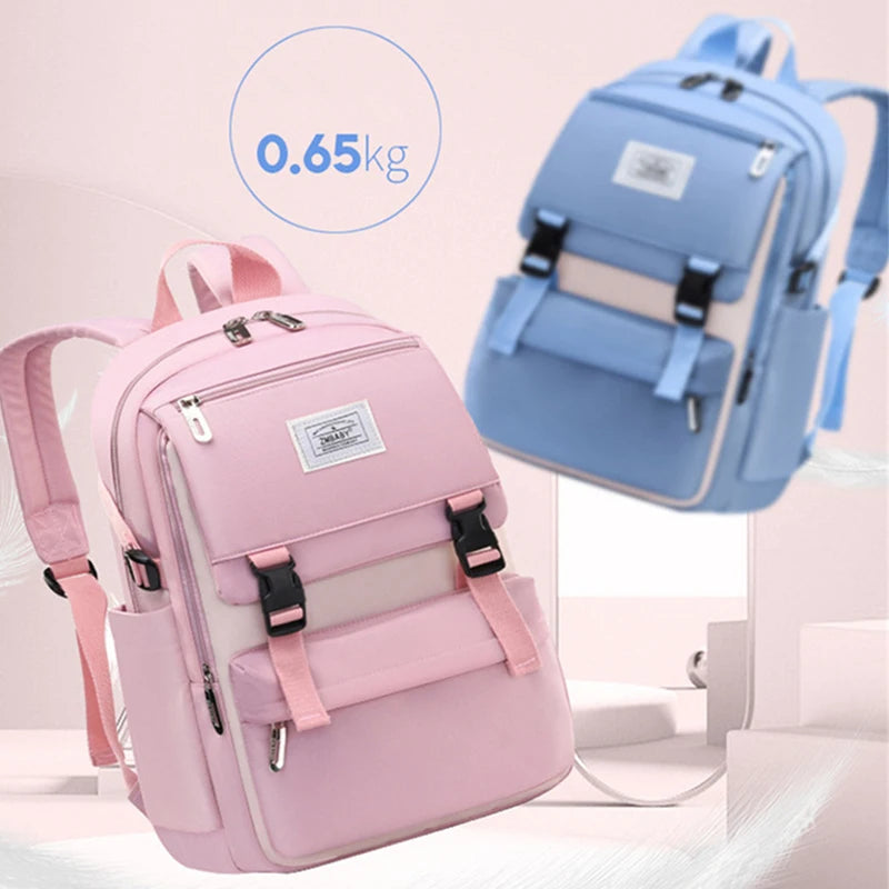 Girls Orthopedics Backpack For Teenage Princess Lightweight Book Bag
