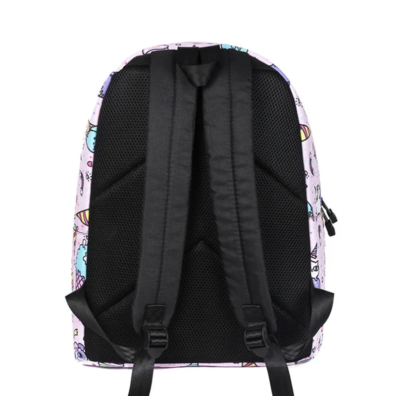 Unicorn School Backpack Orthopedic Kids Bag for Girls