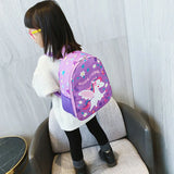 Cartoon Unicorn Kids School Bag Small Backpack