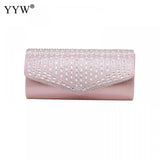 Glitter Diamonds Evening Clutch Bags With Chain Handbags