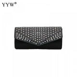Glitter Diamonds Evening Clutch Bags With Chain Handbags