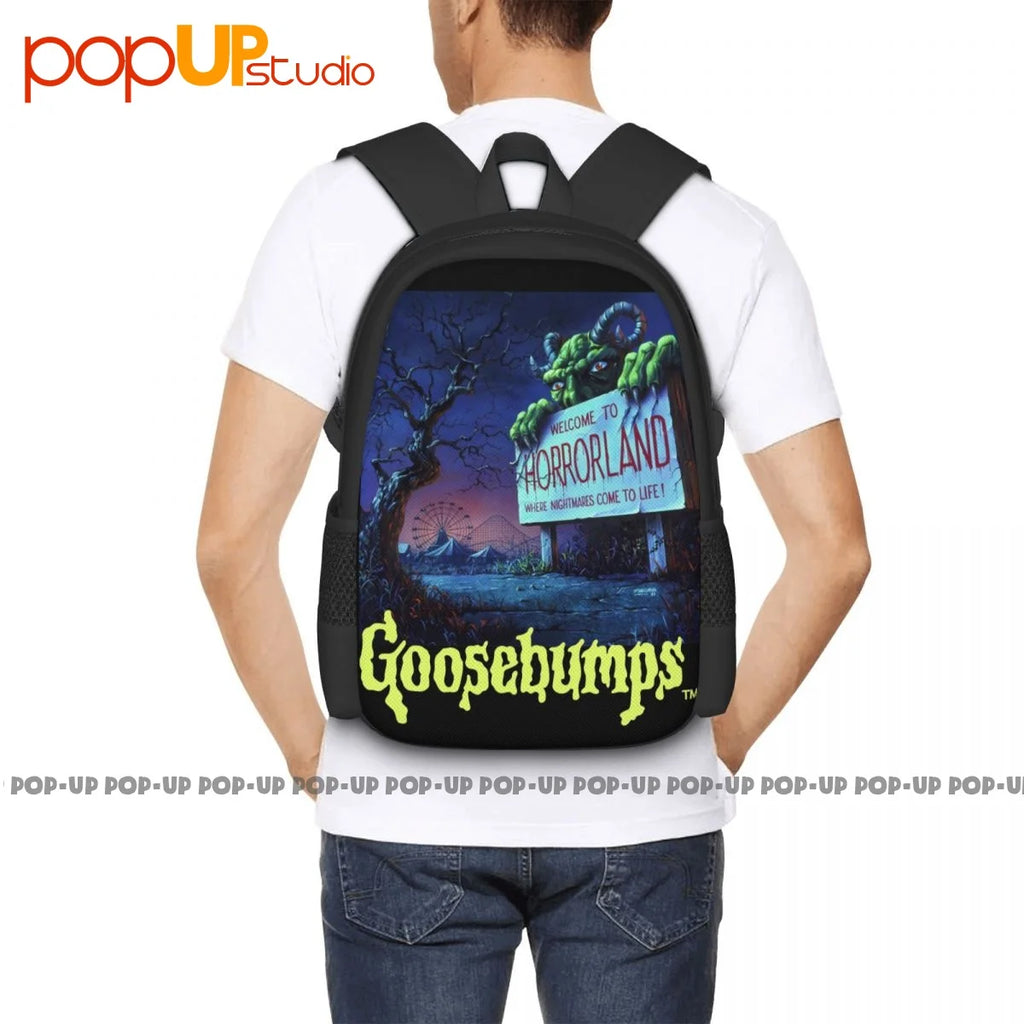 Goosebumps Horrorland Backpack Large Capacity Vintage Schoolbag