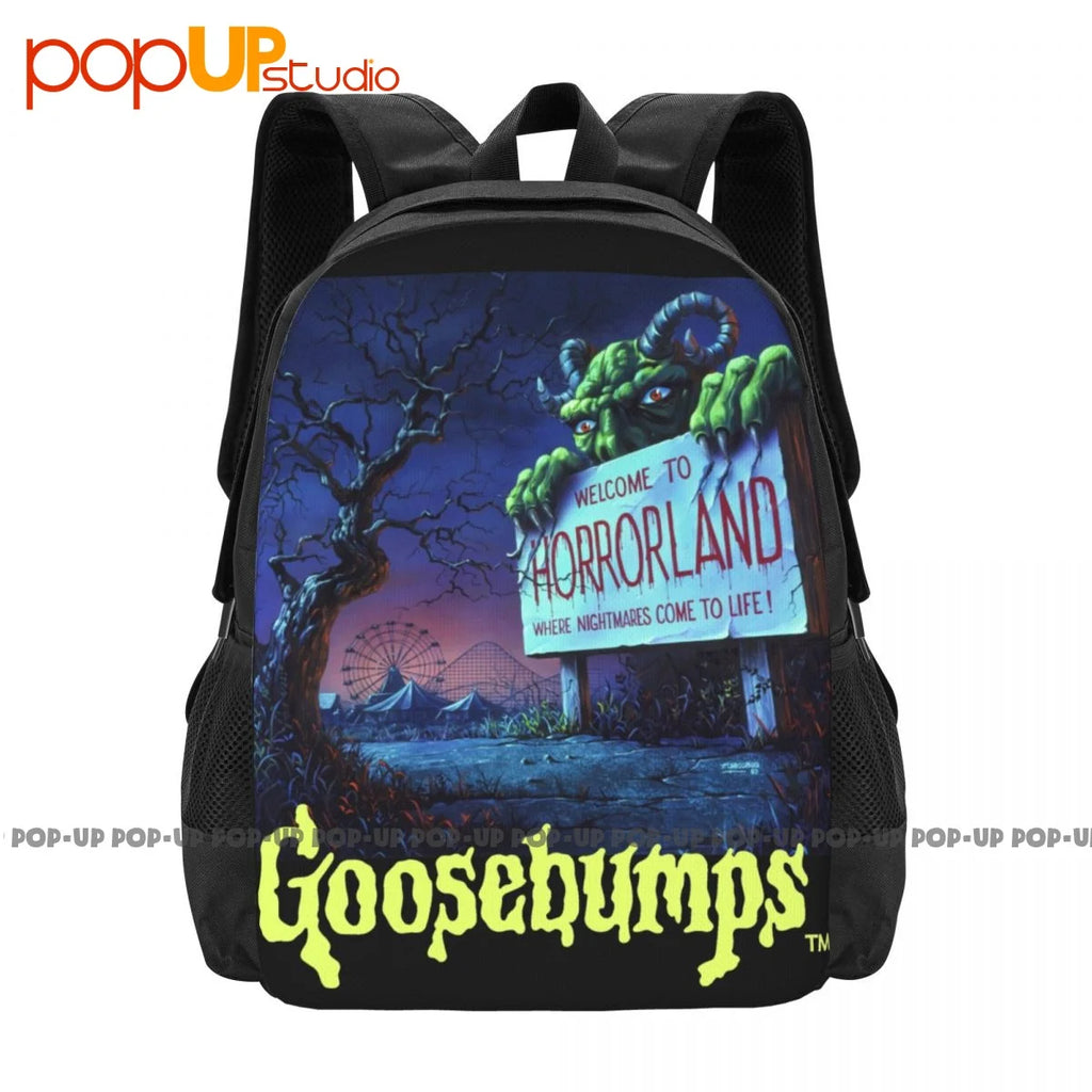 Goosebumps Horrorland Backpack Large Capacity Vintage Schoolbag