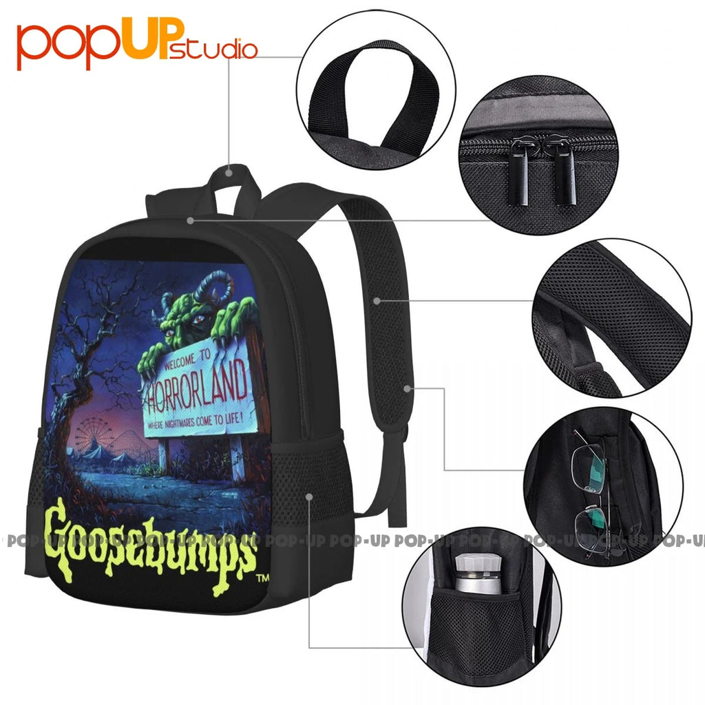 Goosebumps Horrorland Backpack Large Capacity Vintage Schoolbag