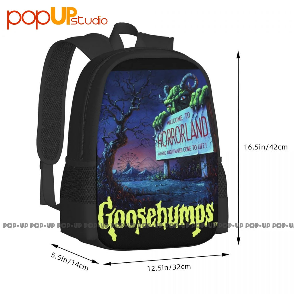Goosebumps Horrorland Backpack Large Capacity Vintage Schoolbag