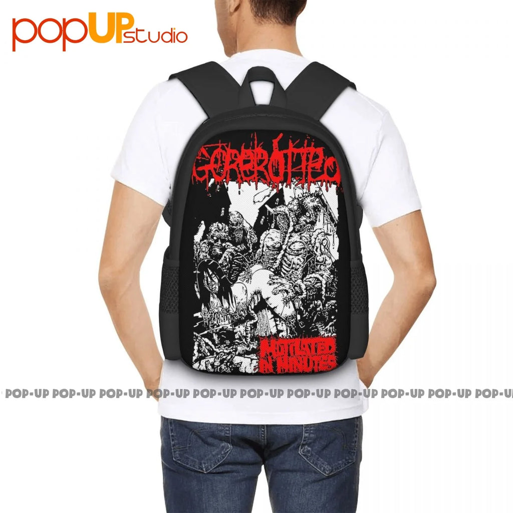 Gorerotted Mutilated Backpack Large Capacity Gym Tote Bag