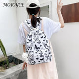 Graffiti Butterfly Oxford Backpack Women Rucksack Ladies Shoulder Bag