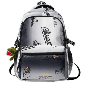 Cartoon Girl School Backpack Large Capacity Waterproof Book Bag